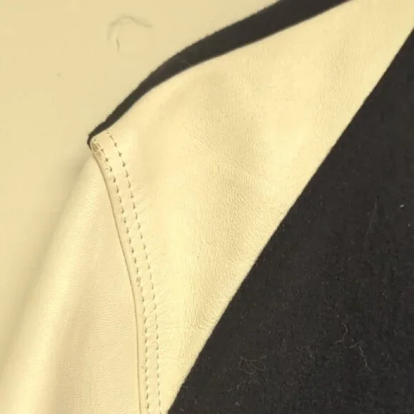 Coach Classic Navy and White Bomber Jacket - Picture 6 of 11